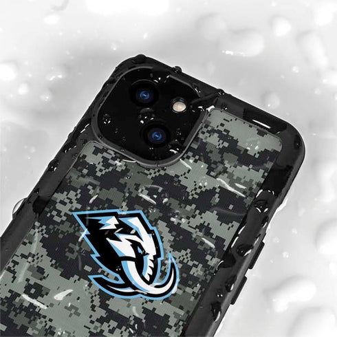 NHL Utah Mammoth DigiCamo iPhone 15 Waterproof Case